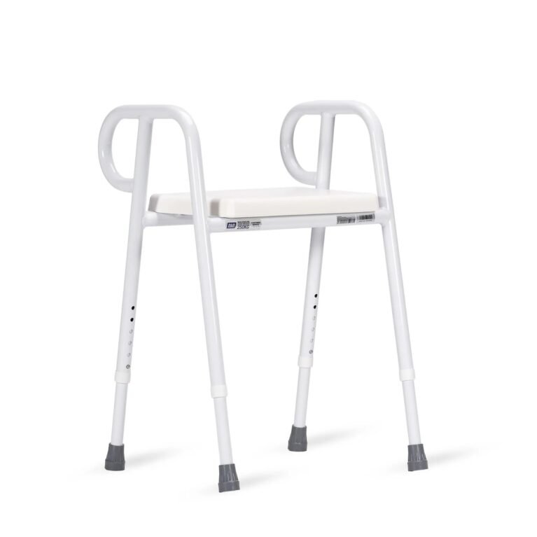 KCare Premium Shower Stool with PU Seat - 520mm - 250kg