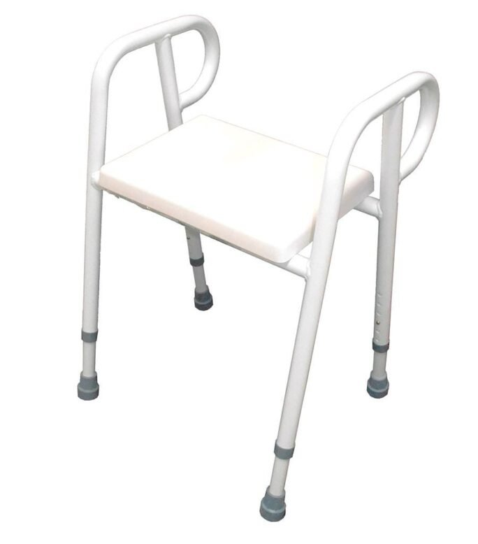 KCare Premium Shower Stool with PU Seat - 450mm - 250kg