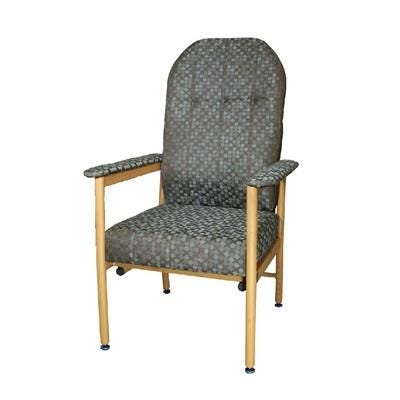 KCare Murray Bridge High Back Chair Fabric Dot Forest 450mm 250kg