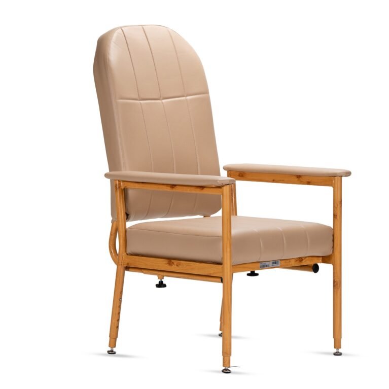 KCare Murray Bridge High Back Chair Vinyl Fawn 600mm 250kg
