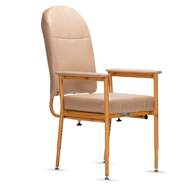 KCare Murray Bridge High Back Chair Vinyl Fawn 450mm 250kg