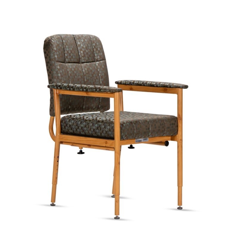 KCare Murray Bridge Low Back Chair Fabric Dot Forest 450mm 250kg