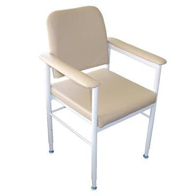 KCare Kingston Chair Aluminium Vinyl Fawn 450mm 200kg