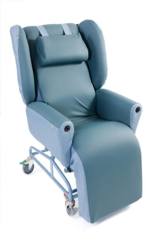 KCare Evolution Supreme Chair - Wide - Ice Blue 585mm 190kg