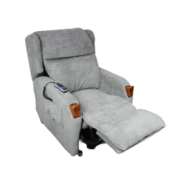 KCare Air Comfort Compact Lift Chair Dual Motor Titanium Large