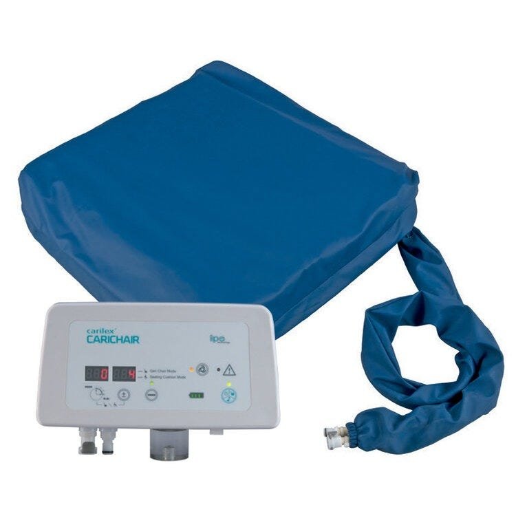 Carilex Cari Chair Pump with Mobi Plus Alternating Seat Cushion - SWL 150kg