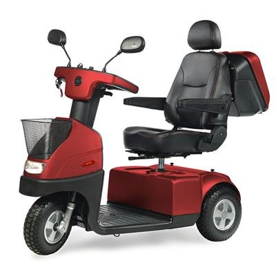 Afiscooter C3 Single Seat Scooter - Red