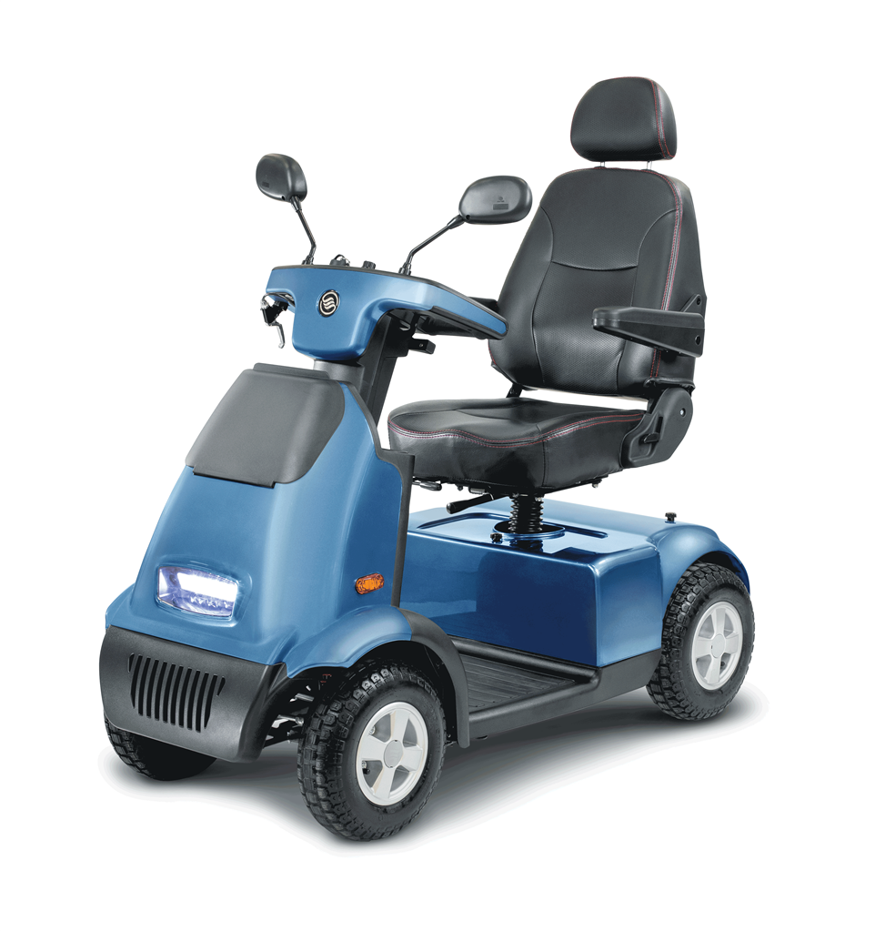 Afiscooter C4 Single Seat Scooter - Blue
