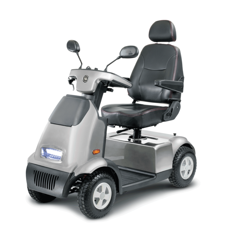 Afiscooter C4 Single Seat Scooter - Silver
