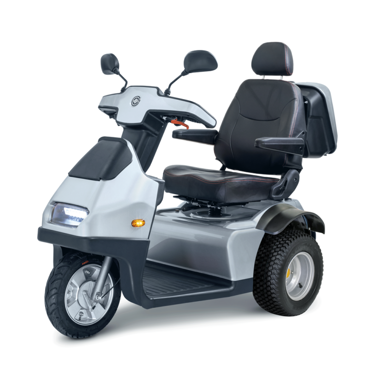 Afiscooter S3 Single Seat Scooter with Golf Tyre - Silver