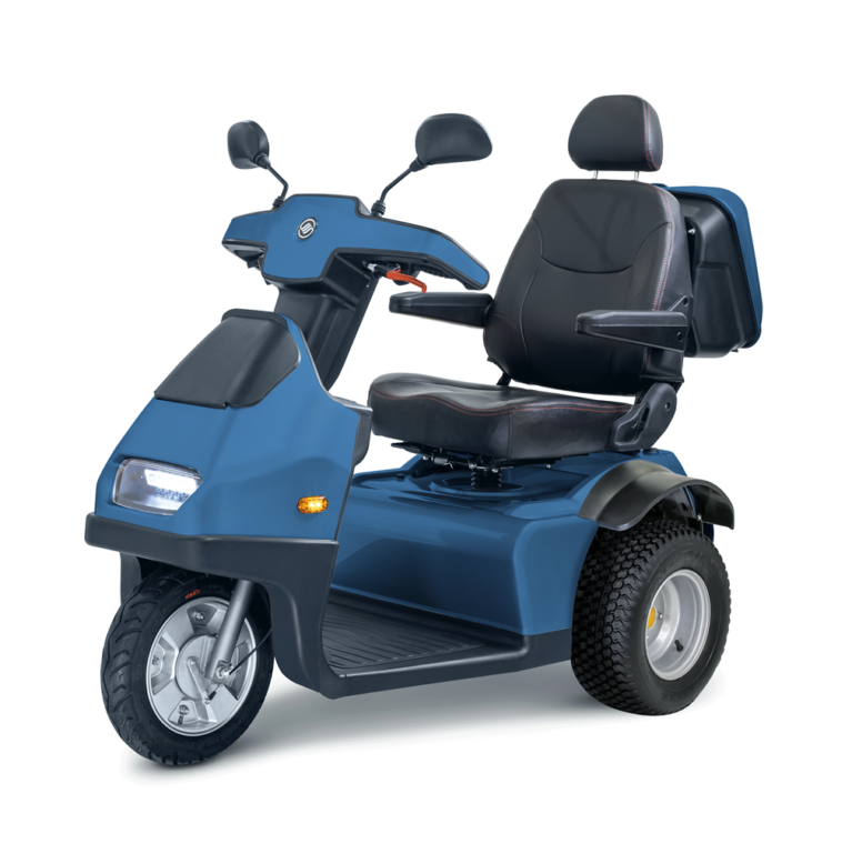 Afiscooter S3 Single Seat Scooter with Golf Tyre - Blue