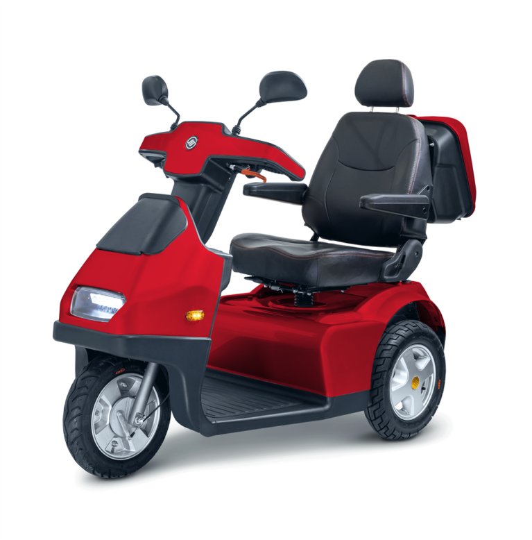 Afiscooter S3 Single Seat Scooter - Red