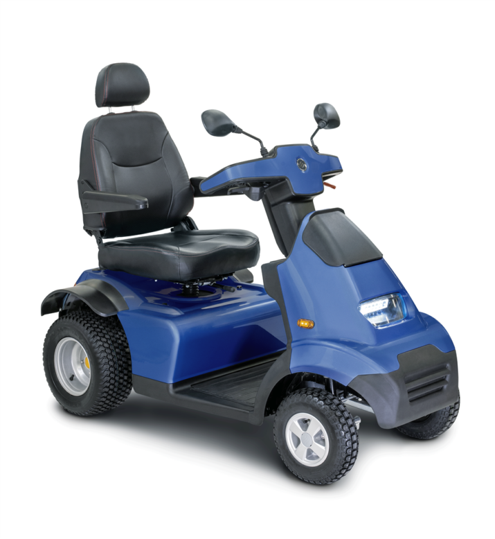 Afiscooter S4 Single Seat Scooter with Golf Tyre - Blue