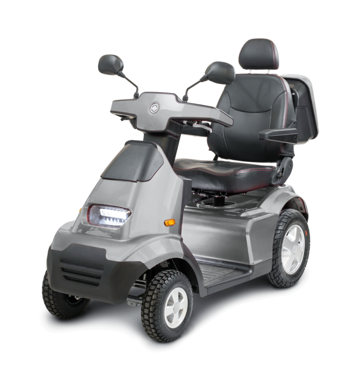 Afiscooter S4 Single Seat HD Scooter - Silver
