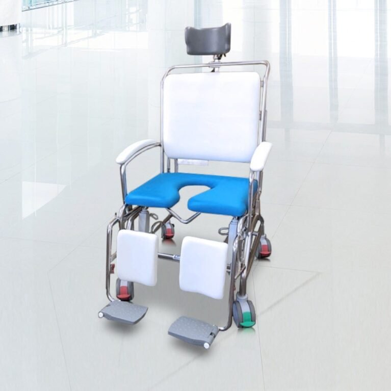 KCare Electric Tilt In Space Mobile Shower Commode - 650mm