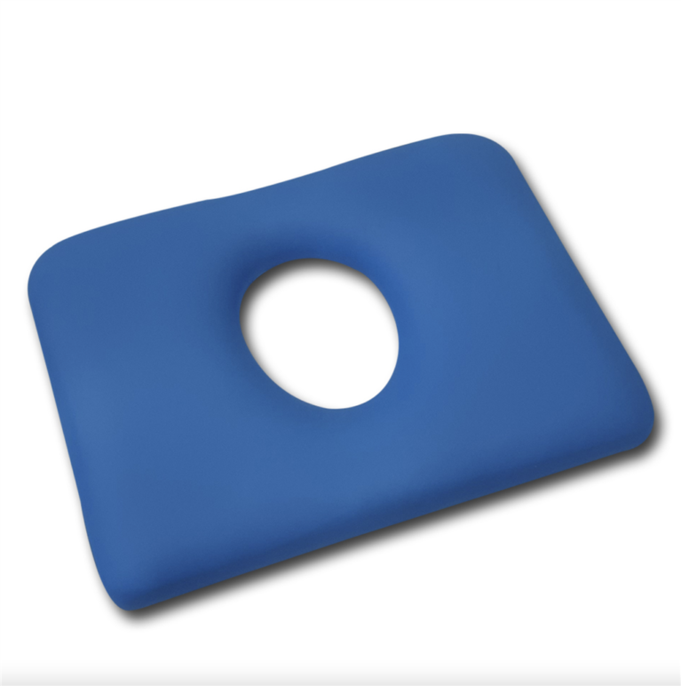 Handmade Closed Seat Blue Vinyl 550mm Wide
