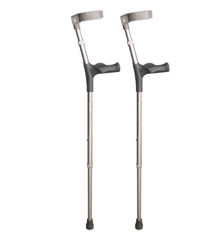 KCare Forearm Crutches Adult Ergonmical Handle - (Pair)