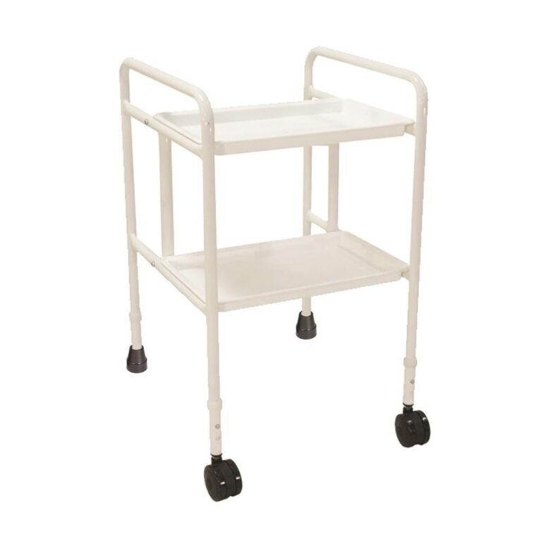 KCare Tray Mobile Walker with Rear Skis and Four Wheels