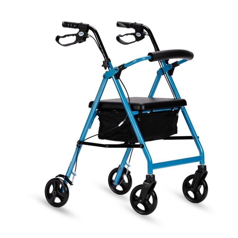 KCare Deluxe 6'' Walker - Blue - SWL 160kg