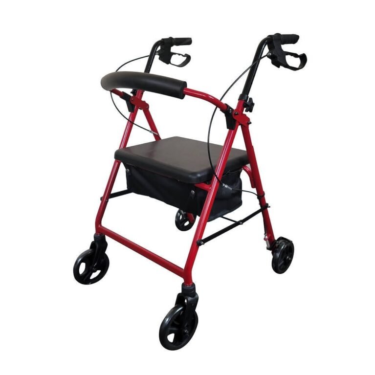 KCare Deluxe 6'' Walker - Red - SWL 160kg
