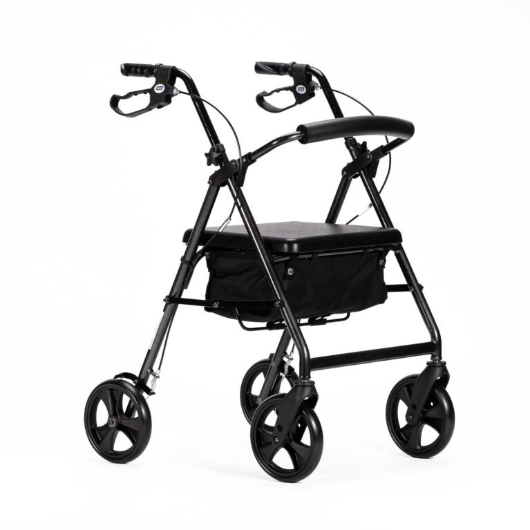 KCare Premium 8'' Walker - Standard - Charcoal Aluminium - SWL 200kg