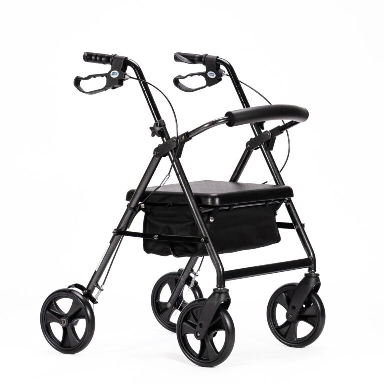 KCare Premium 8'' Walker - Small - Charcoal Aluminium - SWL 200kg