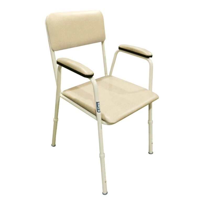 KCare Economy Bedside Commode - Beige/Champagne
