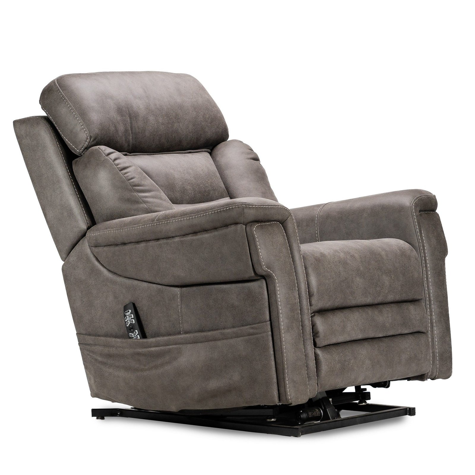 K Care Alivio Donatello Petite Plus Multi-Function 5-Motor Electric Lift Recliner Chair in Grey - Image 2