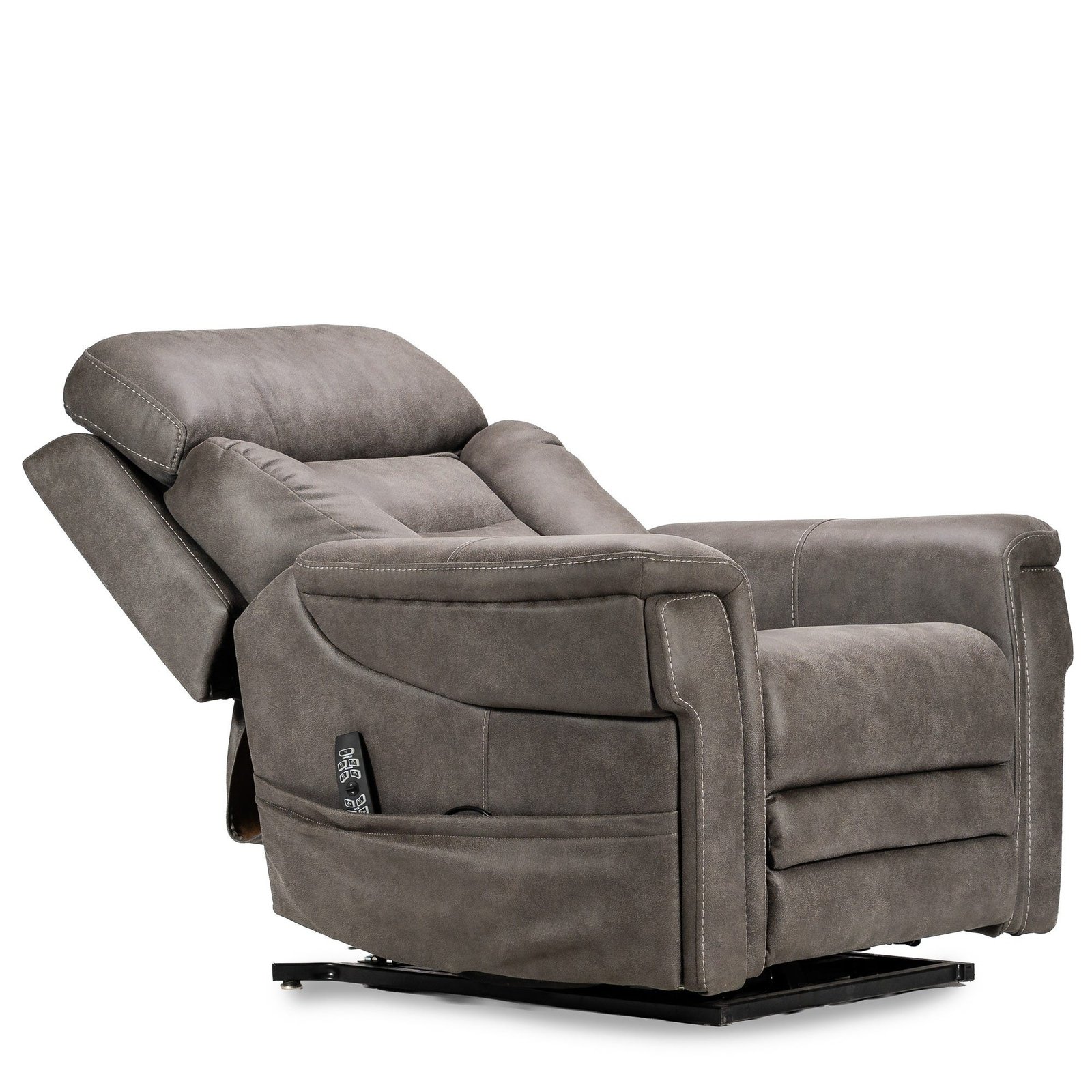 K Care Alivio Donatello Petite Plus Multi-Function 5-Motor Electric Lift Recliner Chair in Grey - Image 5