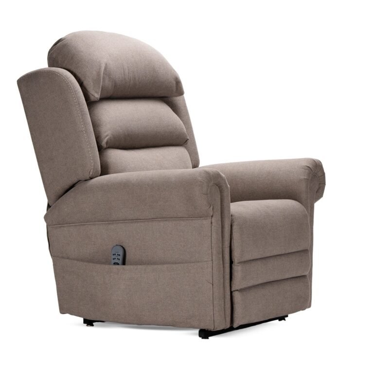 K Care Alivio Donatello Merino Tall Back 4-Motor Electric Lift Recliner Chair – Tall Back in Grey