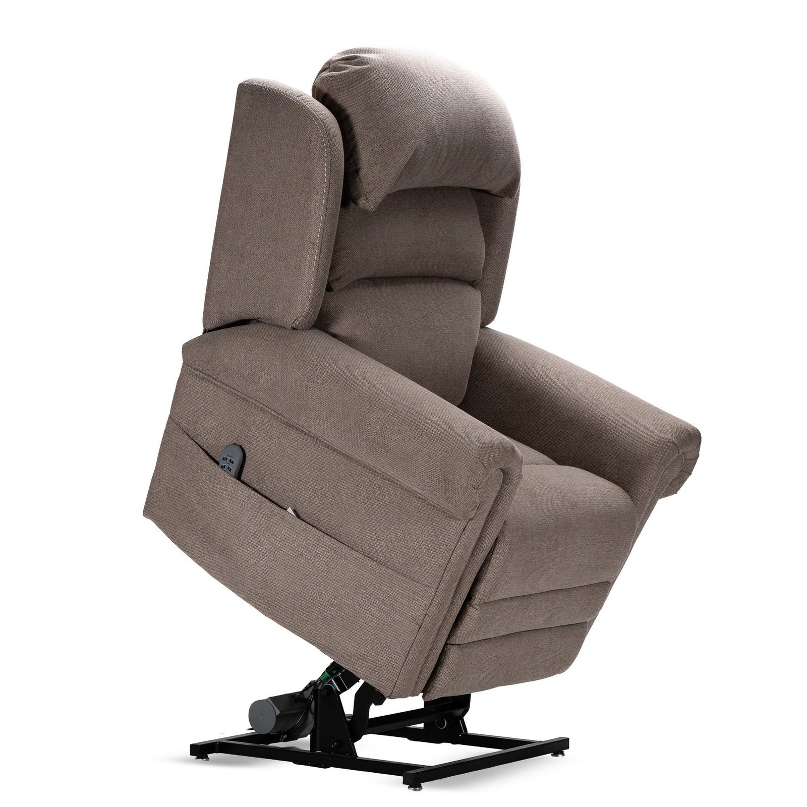 K Care Alivio Donatello Merino Tall Back 4-Motor Electric Lift Recliner Chair – Tall Back in Grey - Image 6