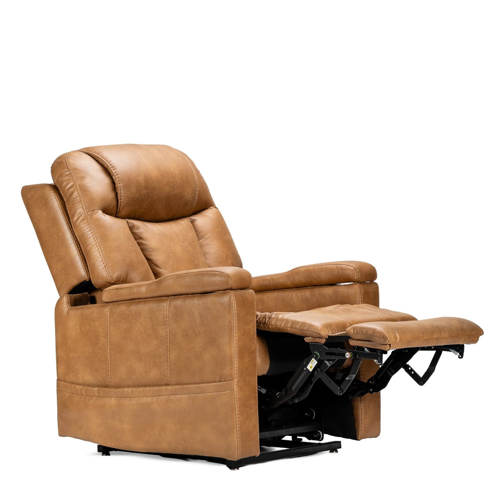 K Care Alivio Michelangelo Petite 4-Motor Electric Lift Recliner Chair in Light Brown - Image 2
