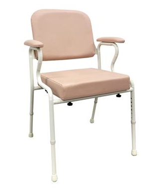 KCare Utility Desk Chair - Height & Width Adjustable - Champagne
