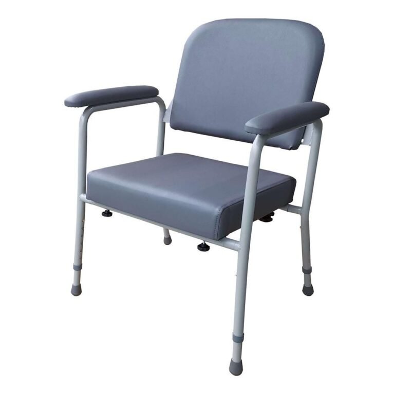 KCare Utility Chair - Height & Width Adjustable - Greystone