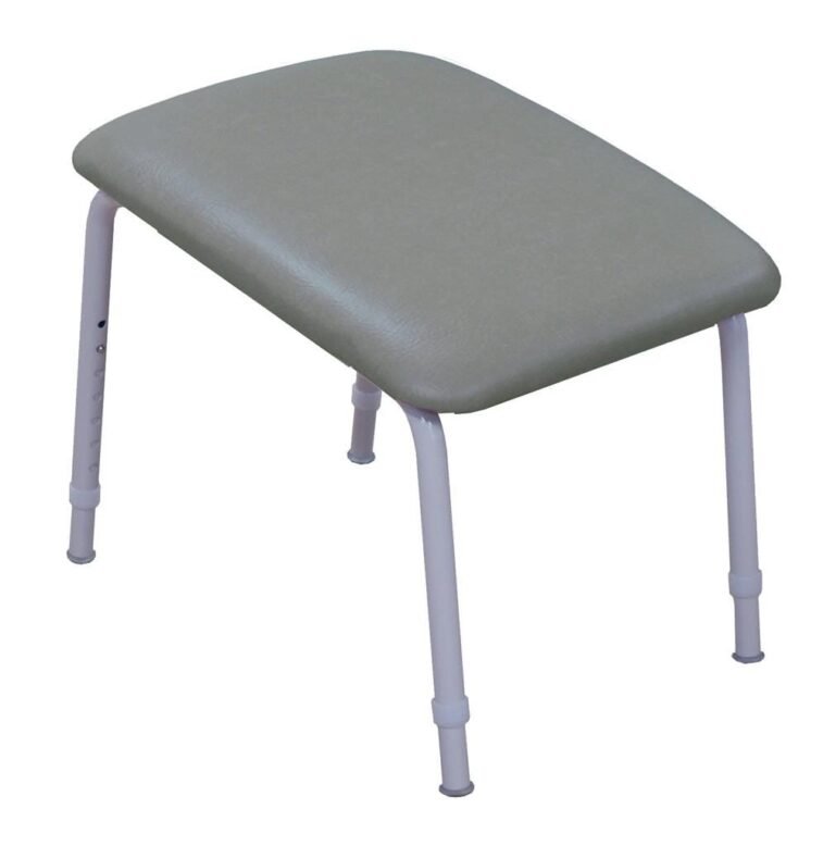 KCare Adjustable Footstool - Greystone