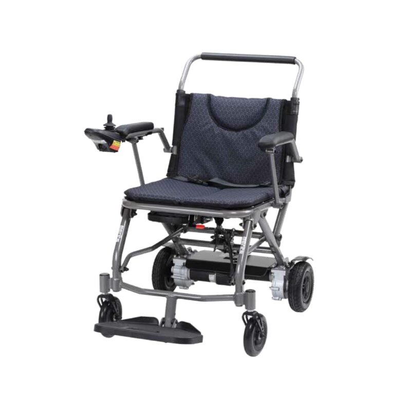Merits Fold & Go Portable PWC - Includes Lithium Battery - Grey