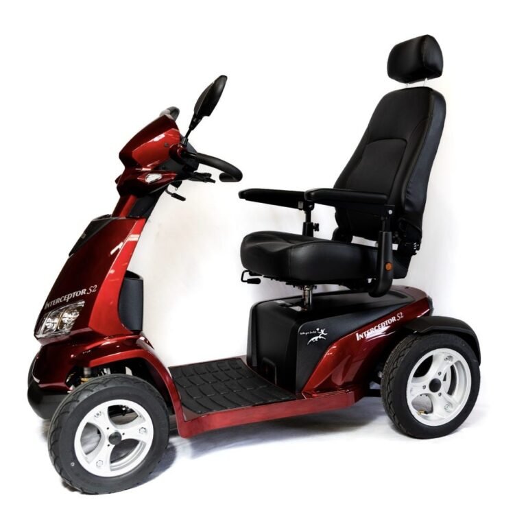 Merits Interceptor 4 Scooter - Bright Red