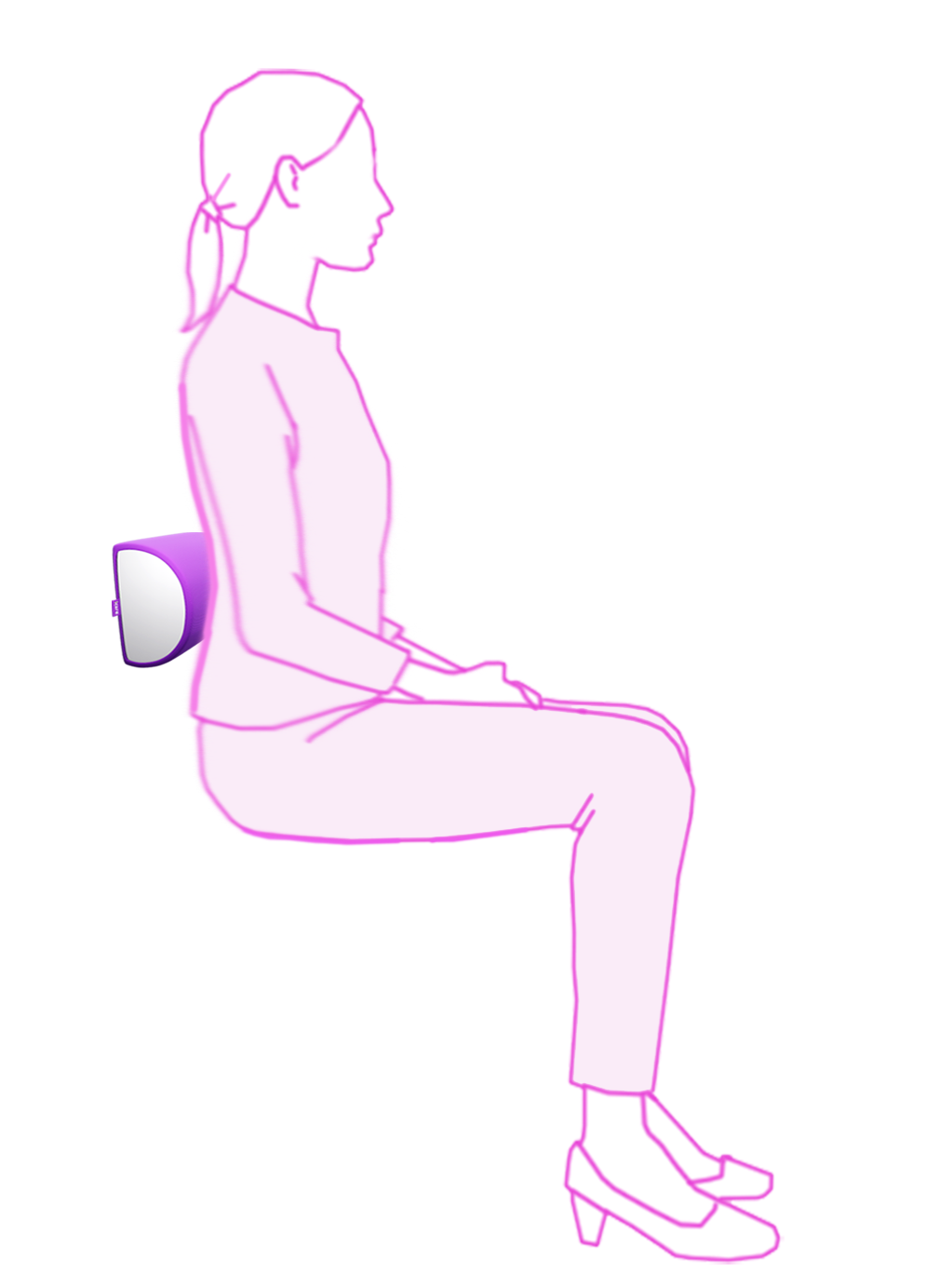 iCare Half Lumbar Cushion - Image 2