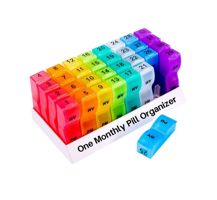 ZOOM PILL ORGANISER (MONTHLY)