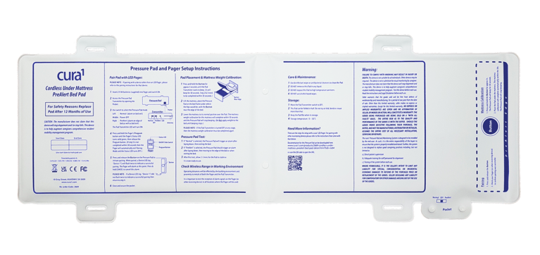 2669 Cordless Under Mattress PreAlert Bed Pad